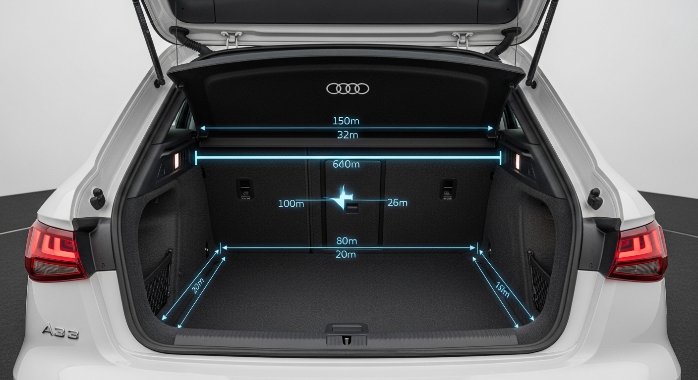 Audi A3 Kofferraumvolumen – alle Einzelheiten