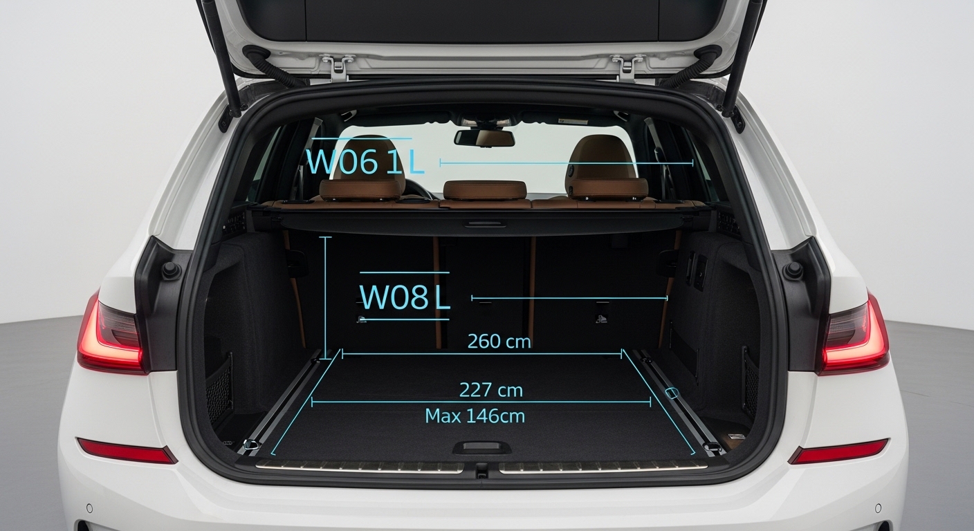 BMW 3er Kofferraumvolumen – alle Einzelheiten
